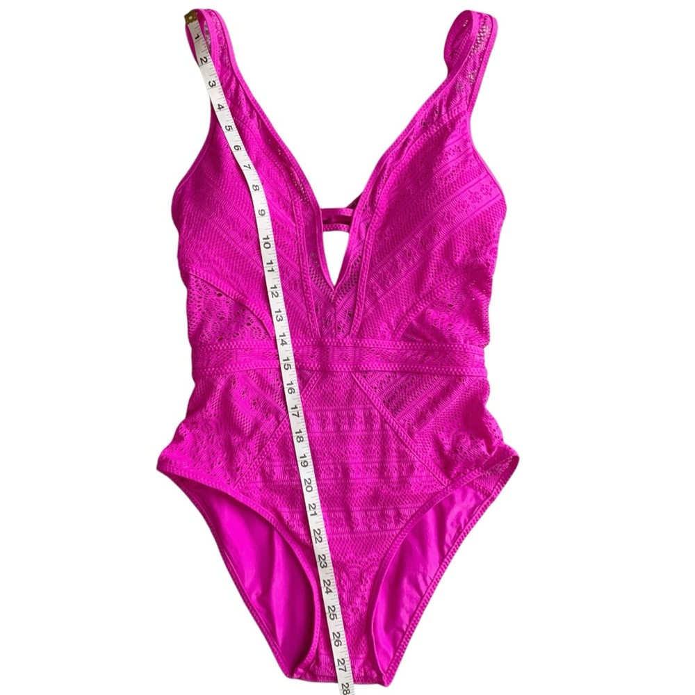 BECCA Pink One Piece Swimsuit! Retail $128. - Picture 2 of 7